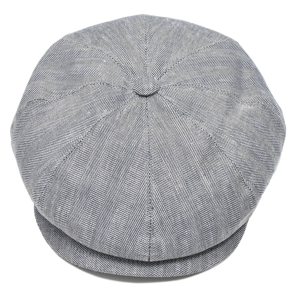 Borsalino(ボルサリーノ) 8パネルリネンコットンヘリンボーンハンチング B15120EC007