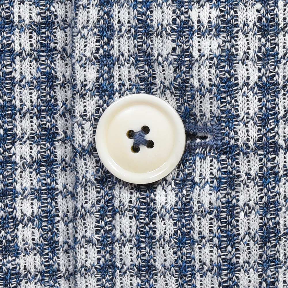 CIRCOLO 1901 チルコロ1901 S.JACKET コットン リネン ストレッチ ギンガムチェック シングル2Bシャツジャケット