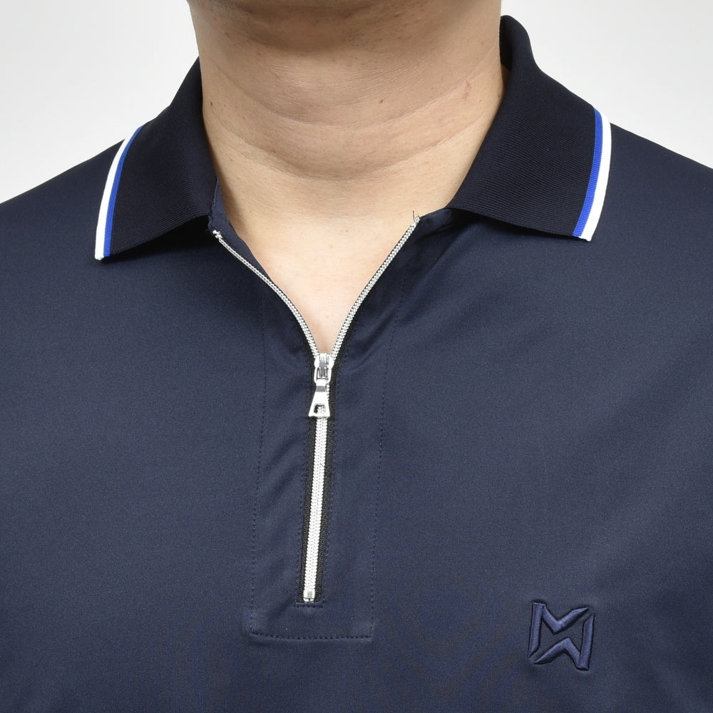 MPX mando GOLF(エムピーエックス マンド ゴルフ) guji golf別注ポリエステルジャージS/Sハーフジップポロ MPX2516-G02