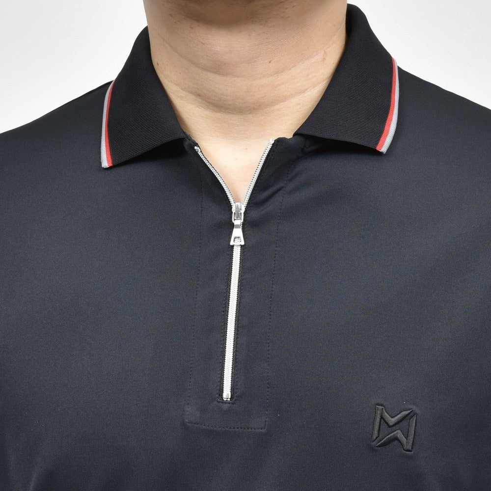 MPX mando GOLF(エムピーエックス マンド ゴルフ) guji golf別注ポリエステルジャージS/Sハーフジップポロ MPX2516-G02