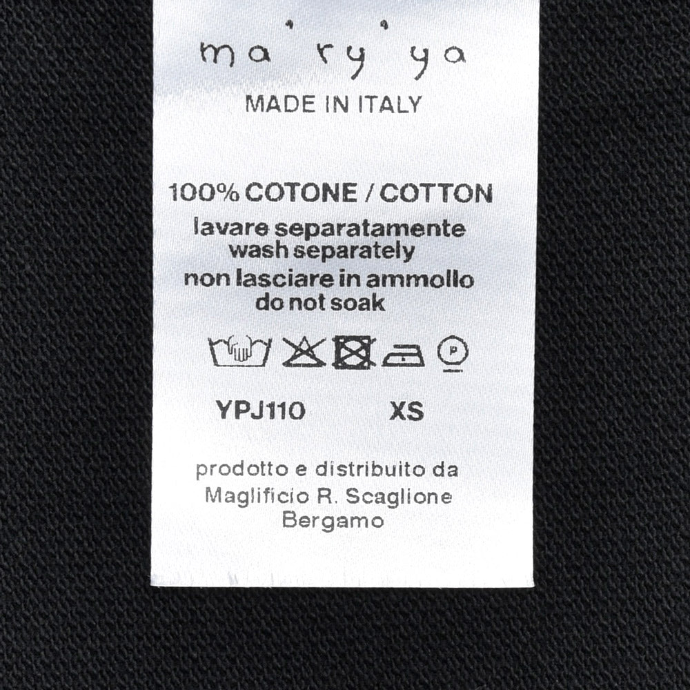 ma'ry'ya(マリア) YPJ110 コットン鹿の子フレンチスリーブカットソー