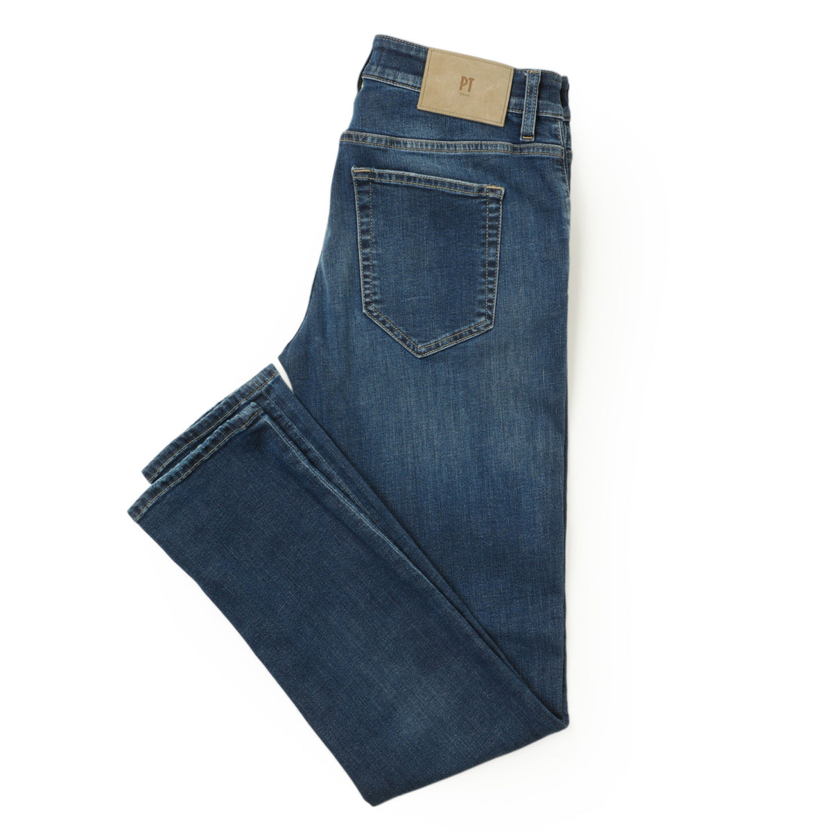 ピーティートリノ デニム / スーパースリム コットン ポリエステル ストレッチ パンツ / SWING / SLIM FIT / OA3010 / MM91 ブルー