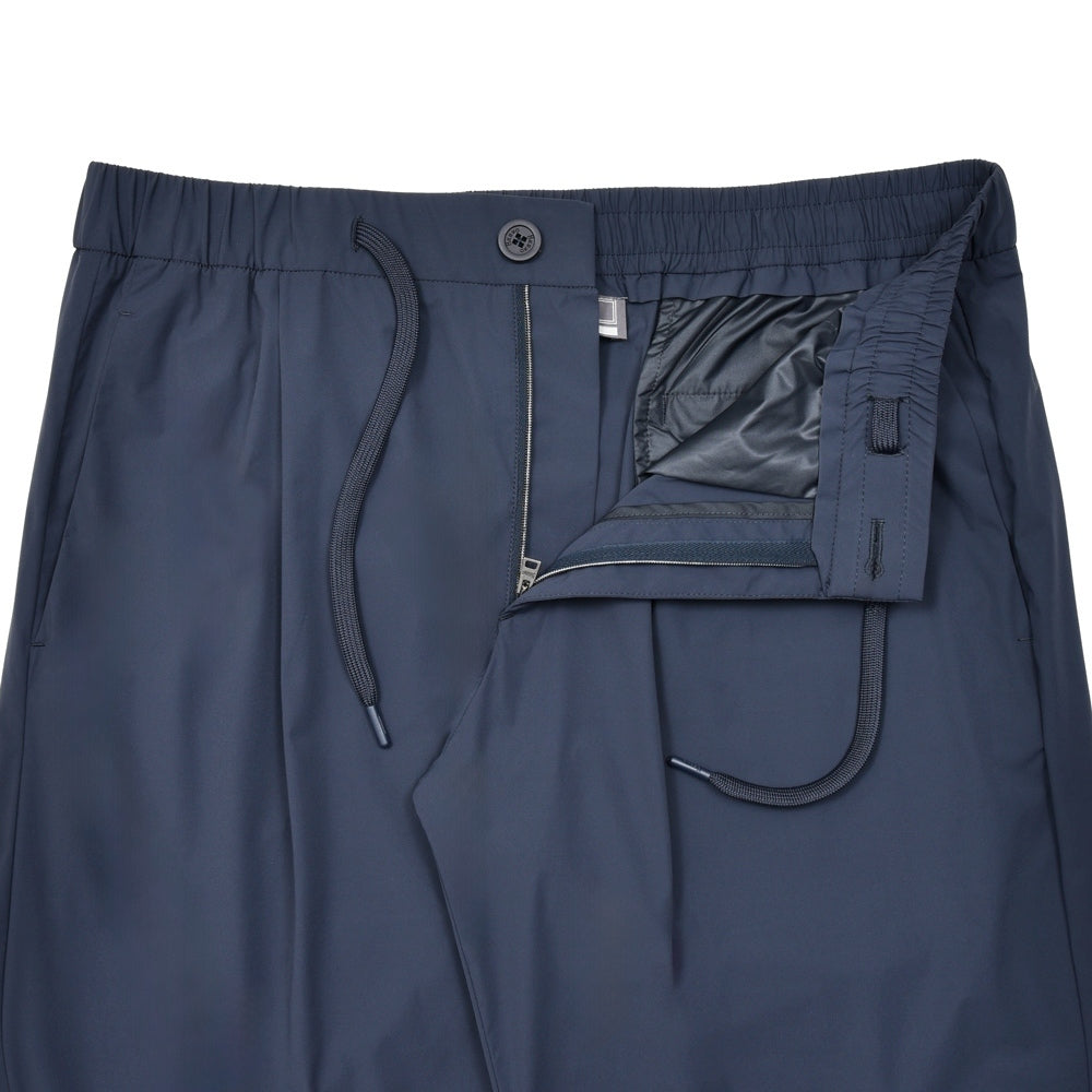 HERNO(ヘルノ) FUNCTIONAL WARDROBEファンクショナルワードローブ ウォーターレペレントストレッチナイロン1プリーツシャーリングパンツ PT000077U-12691Z