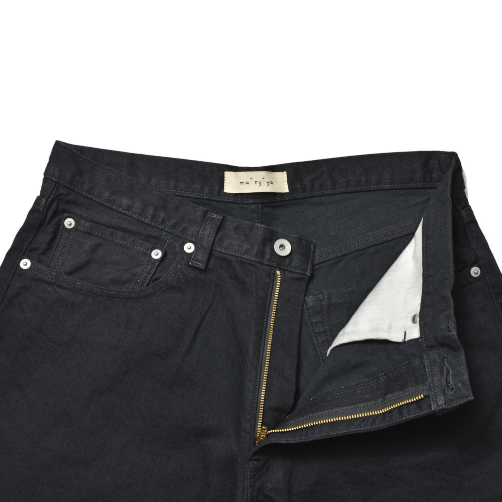 ma'ry'ya(マリア) ジャパンデニムルーズフィットテーパードセルビッジデニム YLD001