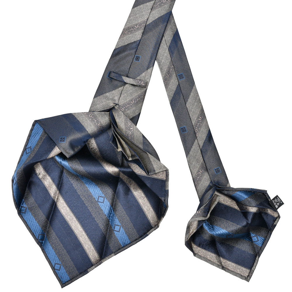 TIE YOUR TIE(タイ ユア タイ) シルクストライプタイ / セッテピエゲ 18255212179