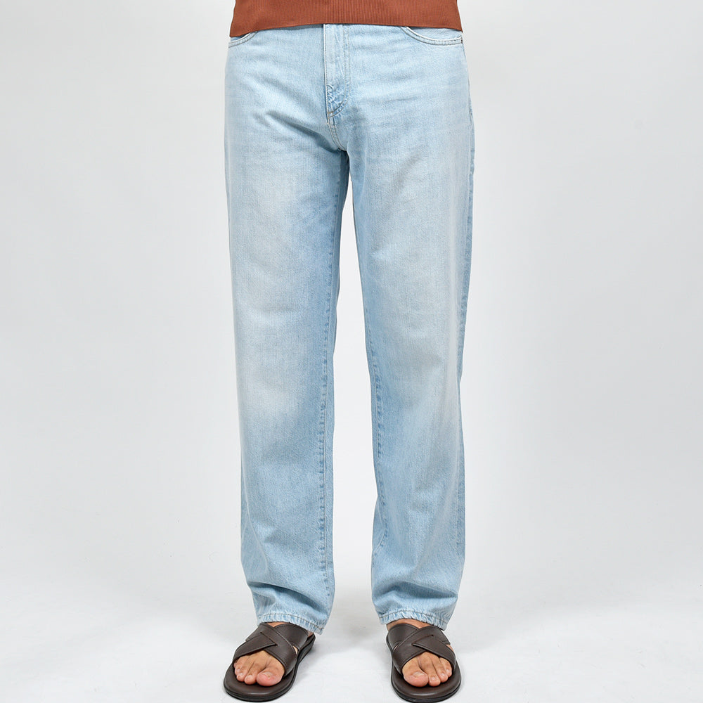 PT TORINO DENIM ピーティートリノデニム コットン ブリーチ デニムワイドパンツ RAP/LOOSE FIT/OA5050