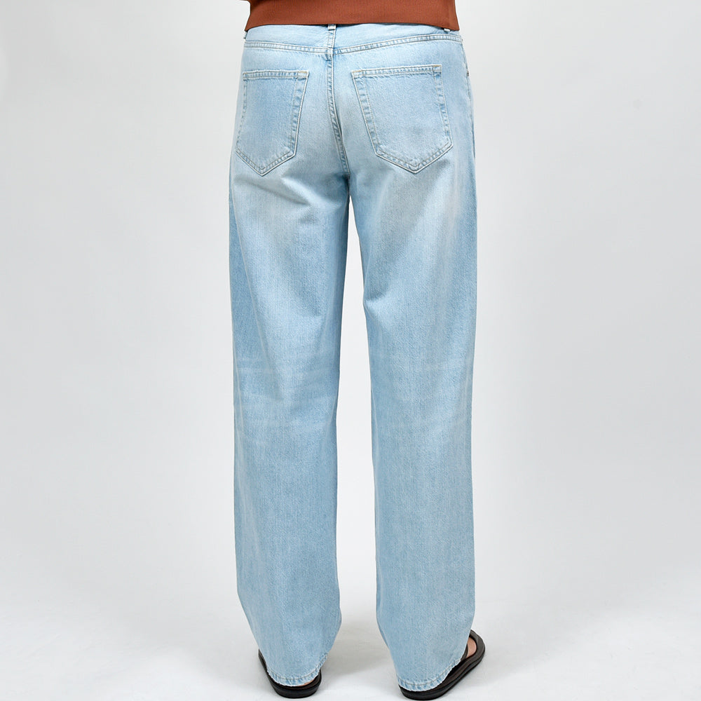 PT TORINO DENIM ピーティートリノデニム コットン ブリーチ デニムワイドパンツ RAP/LOOSE FIT/OA5050