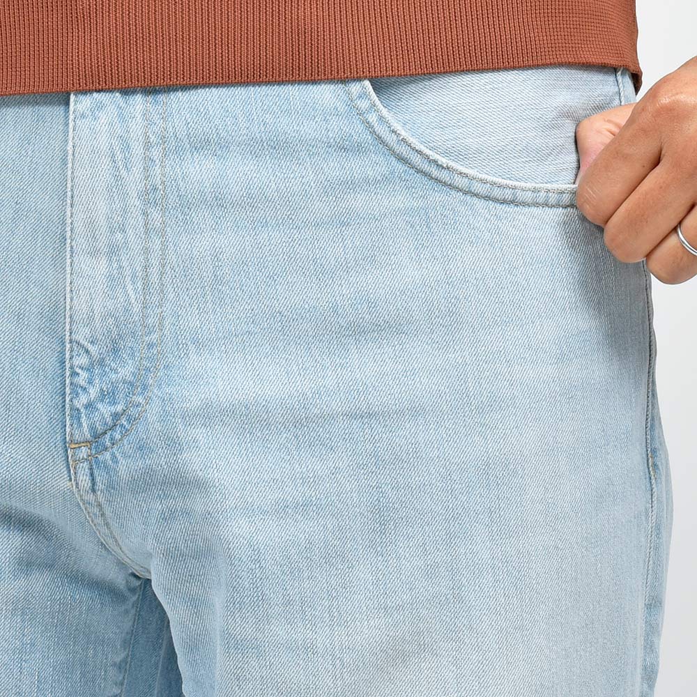 PT TORINO DENIM ピーティートリノデニム コットン ブリーチ デニムワイドパンツ RAP/LOOSE FIT/OA5050