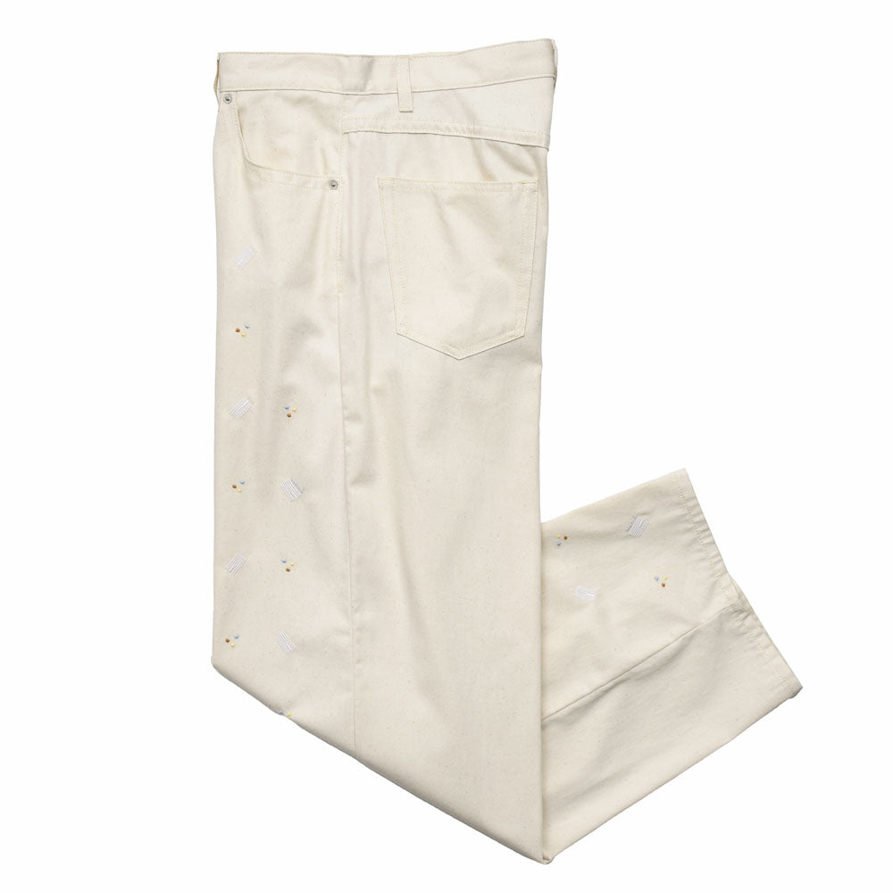 MARNI(マルニ) コットンキャンバスエンブロイダリーパンツ PAJD0586S0 USCX58 genderless