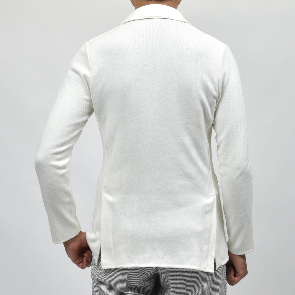 LARDINI(ラルディーニ) オーガニックコットンミラノリブニットジャケット ALJM56000 16051600109