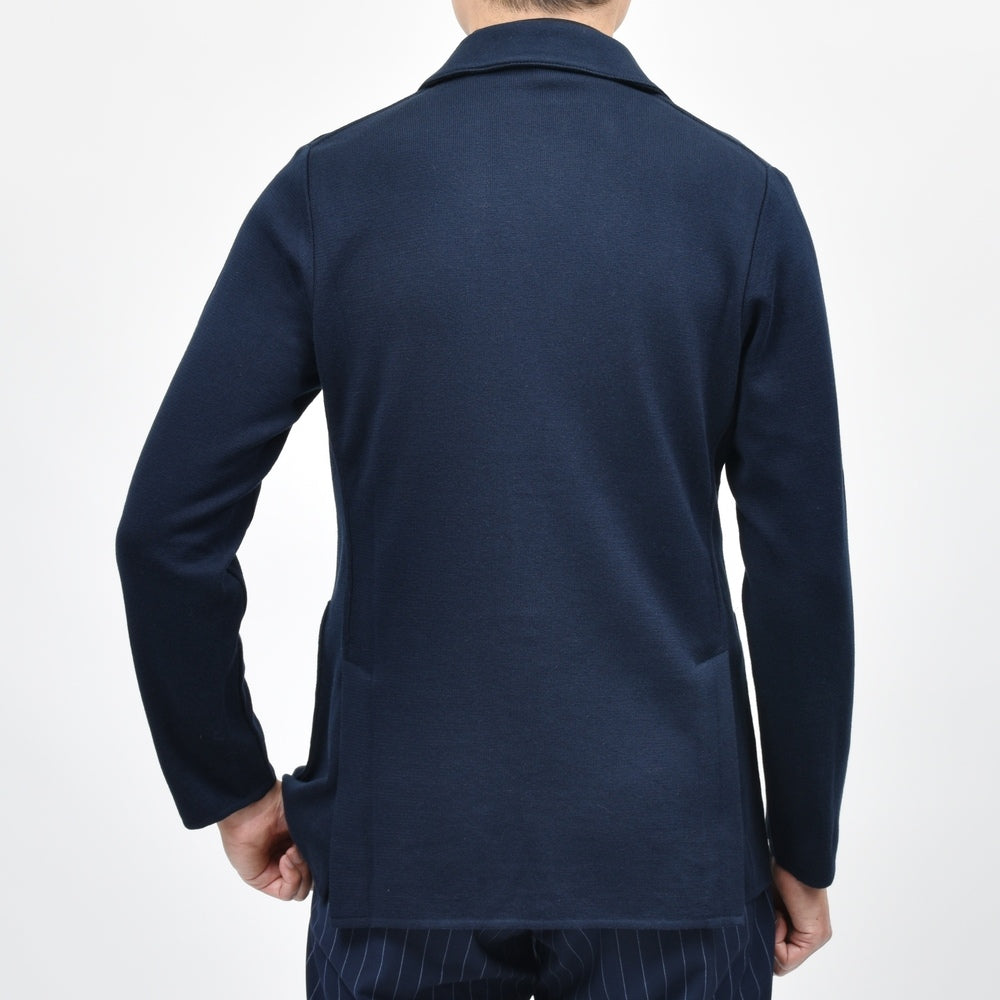 LARDINI(ラルディーニ) オーガニックコットンミラノリブニットジャケット ALJM56000 16051600109