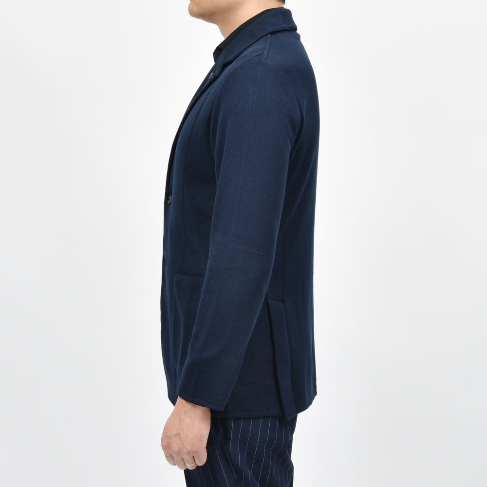 LARDINI(ラルディーニ) オーガニックコットンミラノリブニットジャケット ALJM56000 16051600109