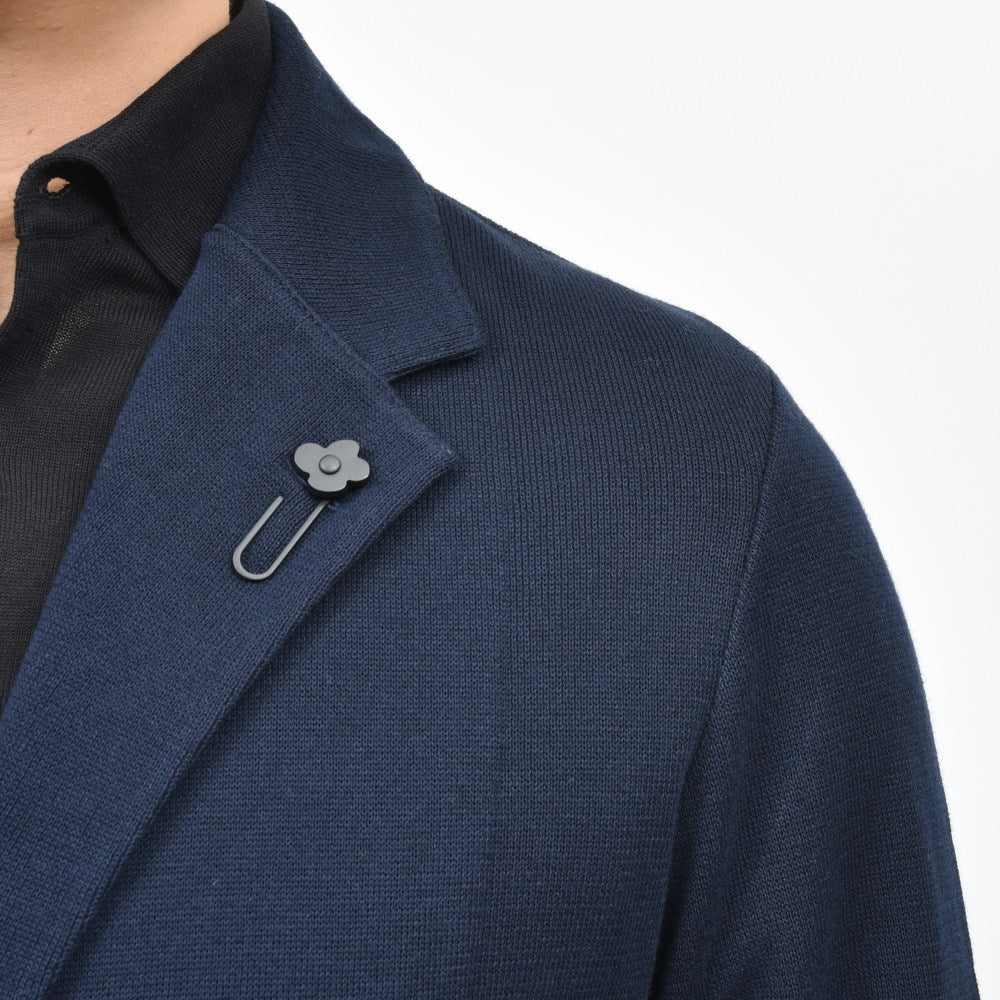 LARDINI(ラルディーニ) オーガニックコットンミラノリブニットジャケット ALJM56000 16051600109