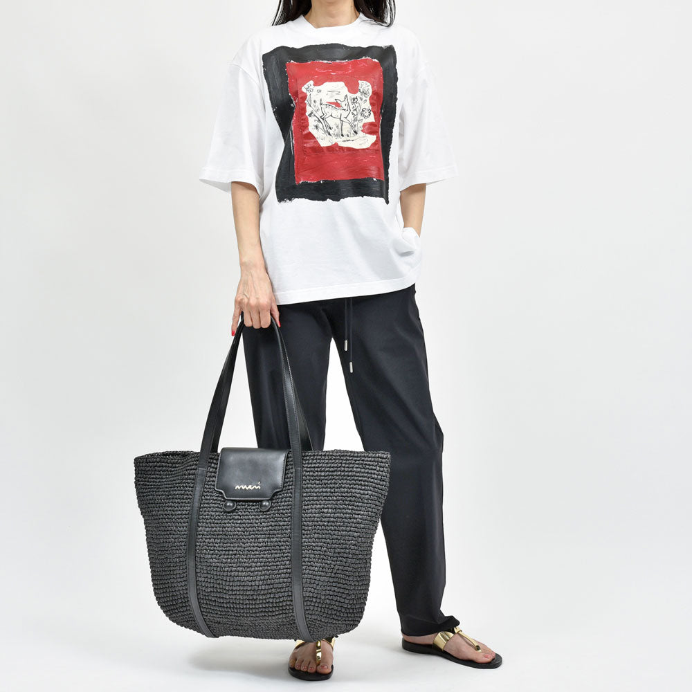 MARNI(マルニ) Trunkaroo ラフィアエフェクトトートバッグ SHMP0118U1 P8321 genderless