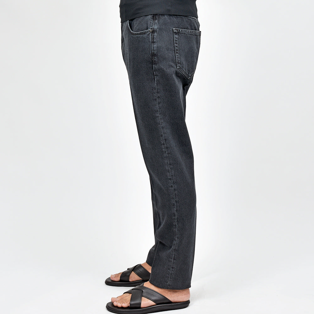 PT TORINO DENIM ピーティートリノデニム コットン ウォッシュド ブラックデニムパンツ REGGAE/TAPERED FIT/TX3810