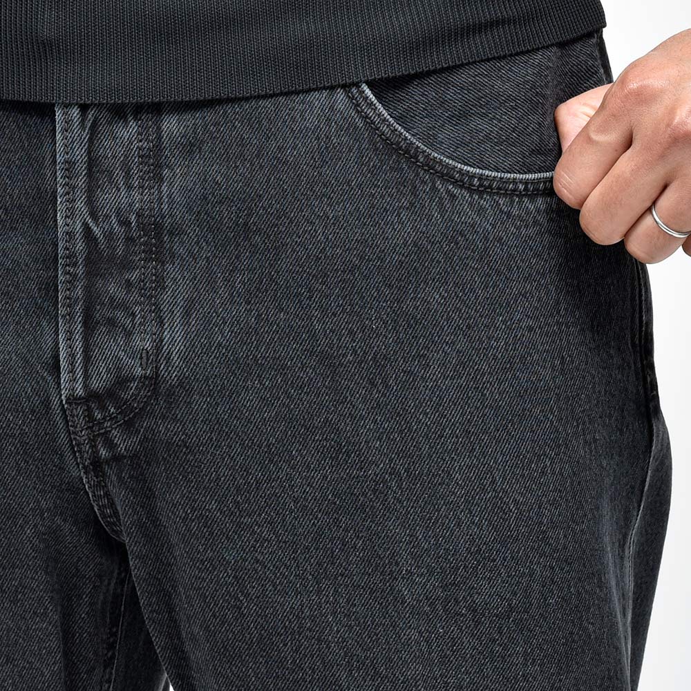 PT TORINO DENIM ピーティートリノデニム コットン ウォッシュド ブラックデニムパンツ REGGAE/TAPERED FIT/TX3810