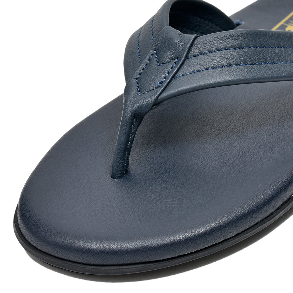 ISLAND SLIPPER アイランドスリッパ PB202 フルグレインレザー ブラックソール トング レザーサンダル