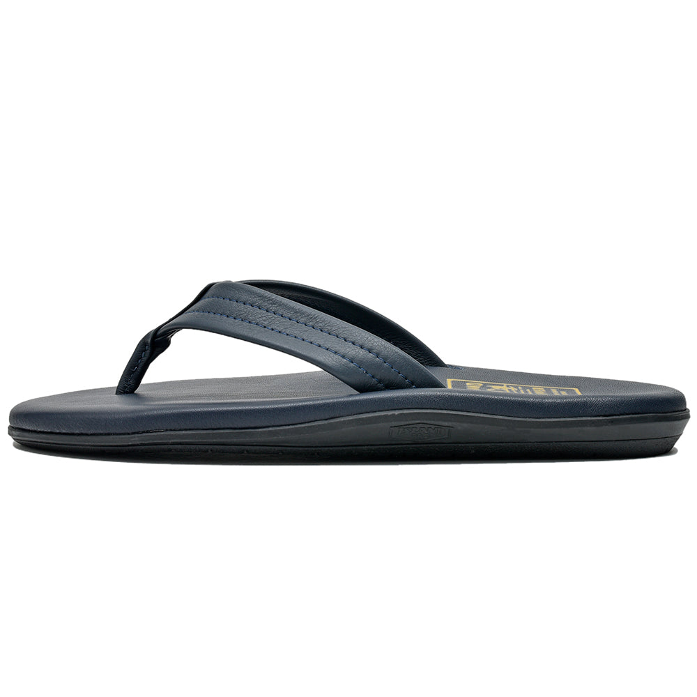 ISLAND SLIPPER アイランドスリッパ PB202 フルグレインレザー ブラックソール トング レザーサンダル