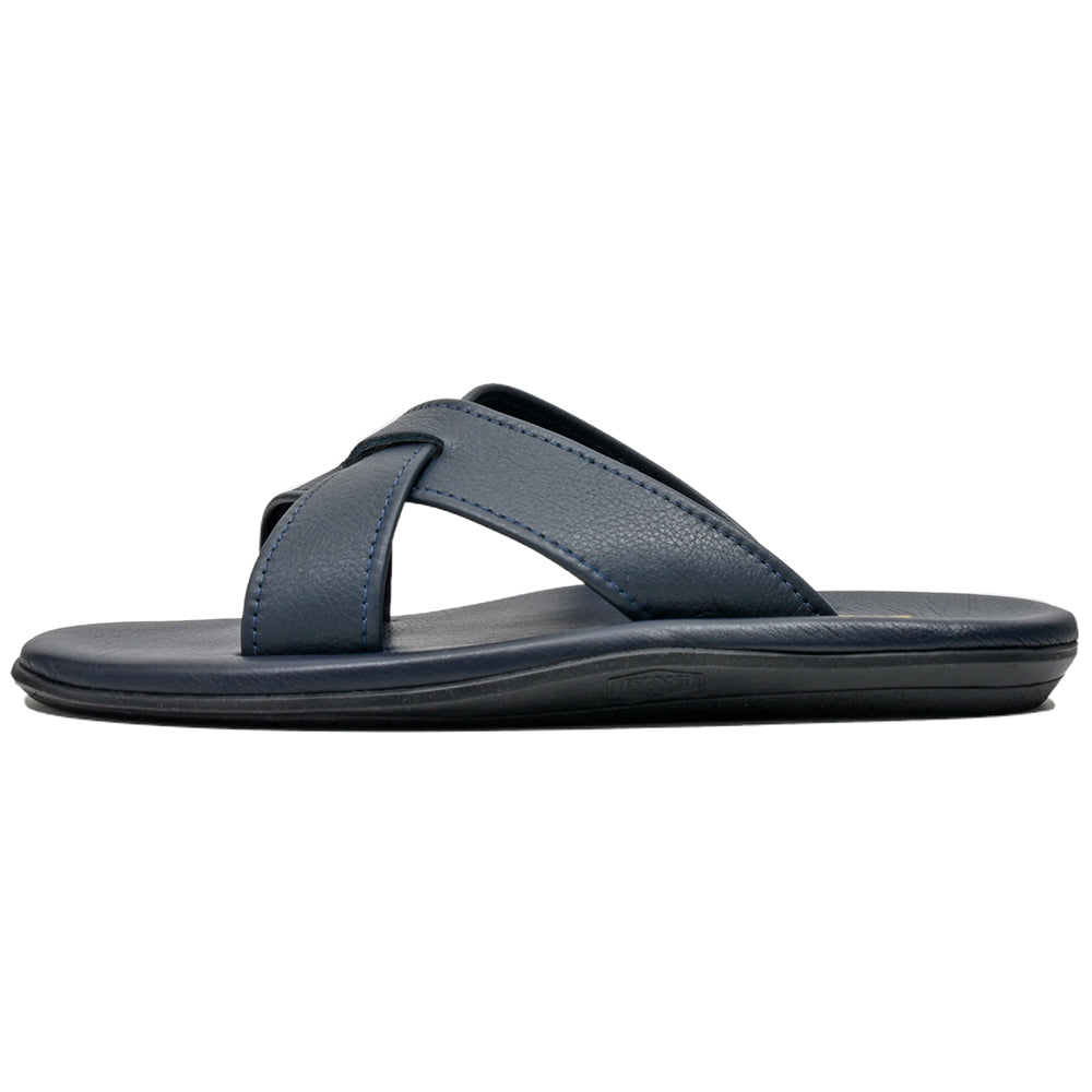 ISLAND SLIPPER アイランドスリッパ PB223 フルグレインレザー ブラックソール クロス レザーサンダル