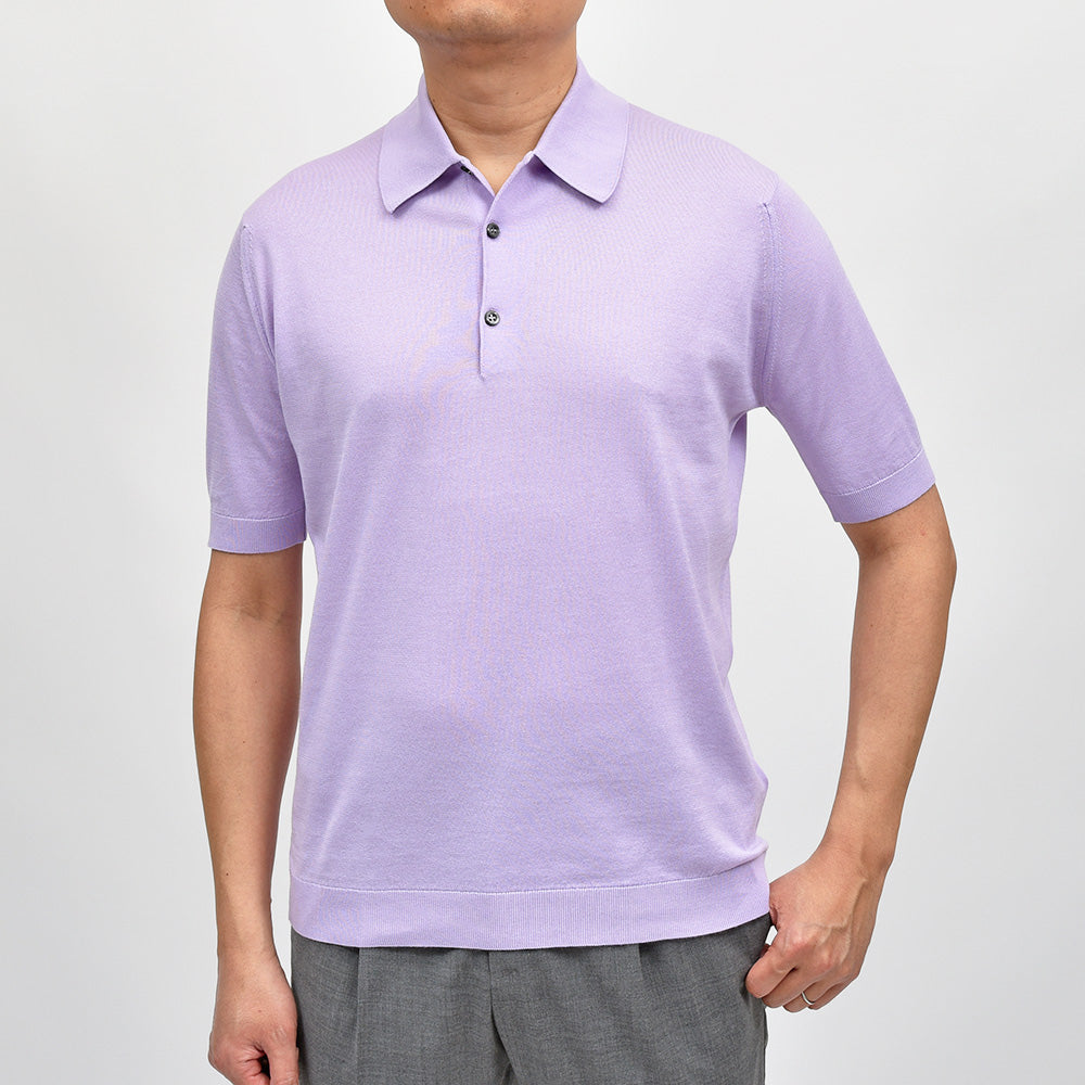 JOHN SMEDLEY ジョンスメドレー ISIS シーアイランドコットン 30ゲージ ニット ポロシャツ EASY FIT