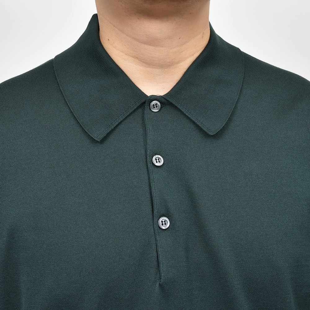 JOHN SMEDLEY ジョンスメドレー ISIS シーアイランドコットン 30ゲージ ニット ポロシャツ EASY FIT