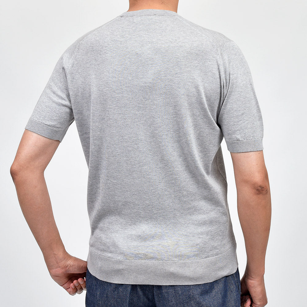 JOHN SMEDLEY ジョンスメドレー KEMPTON シーアイランドコットン 30ゲージ クルーネックニット EASY FIT