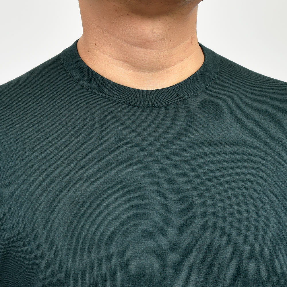 JOHN SMEDLEY ジョンスメドレー KEMPTON シーアイランドコットン 30ゲージ クルーネックニット EASY FIT