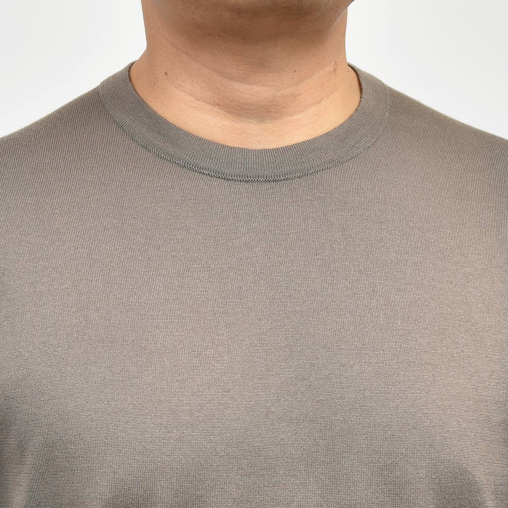 JOHN SMEDLEY ジョンスメドレー S4676 シーアイランドコットン 30ゲージ クルーネック ニットTシャツ