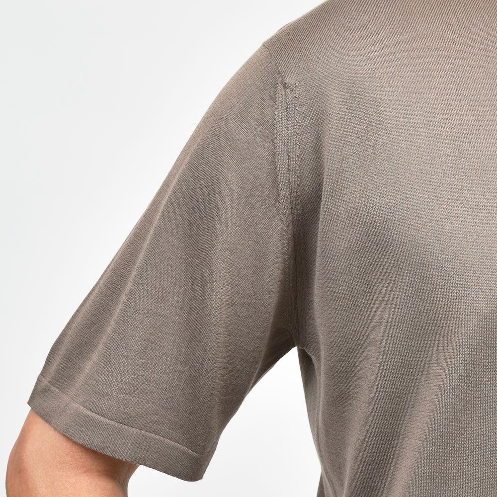 JOHN SMEDLEY ジョンスメドレー S4676 シーアイランドコットン 30ゲージ クルーネック ニットTシャツ