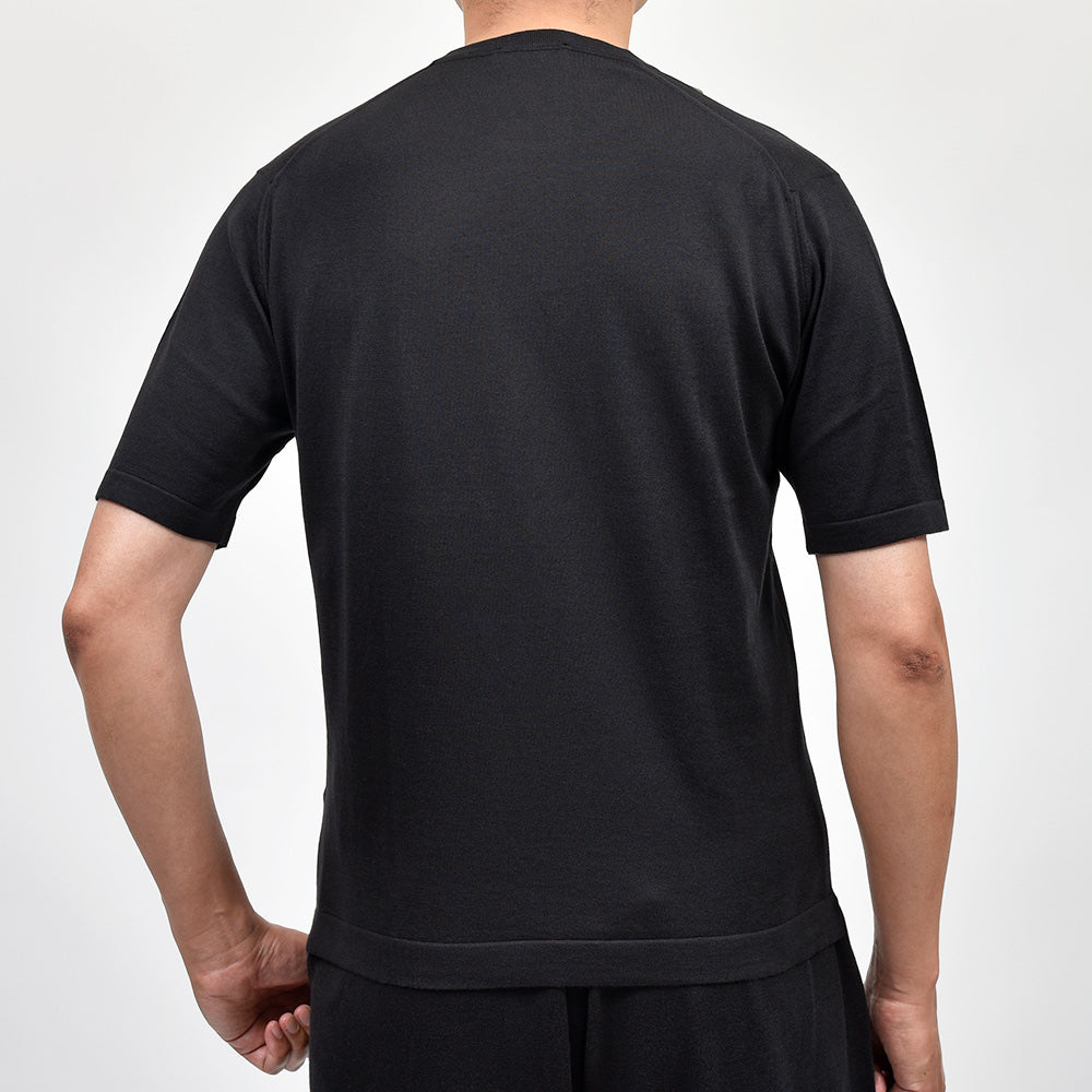 JOHN SMEDLEY ジョンスメドレー S4676 シーアイランドコットン 30ゲージ クルーネック ニットTシャツ