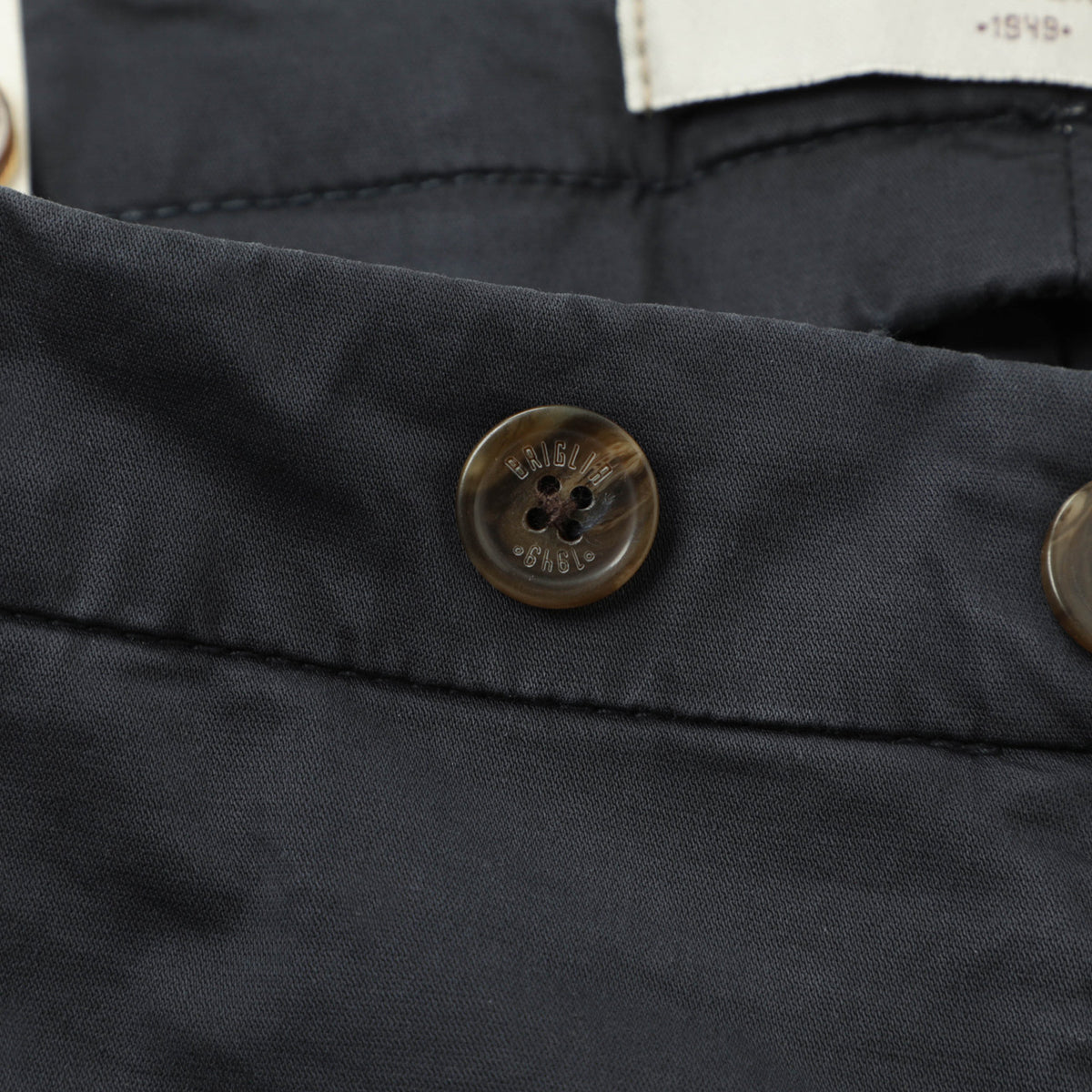ブリリア 1949 / 1プリーツ ストレッチ スラックス パンツ/ SLIM FIT / BG07 325127 / 0011 ネイビー