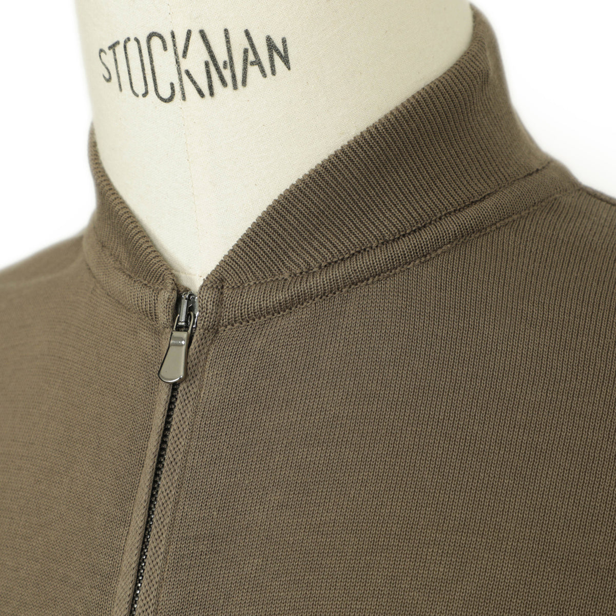 フィリッポ デ ローレンティス / コットン ボンバー ニットジャケット / CrepeCotton / 5110-BZ1ML2AT11 / カーキ