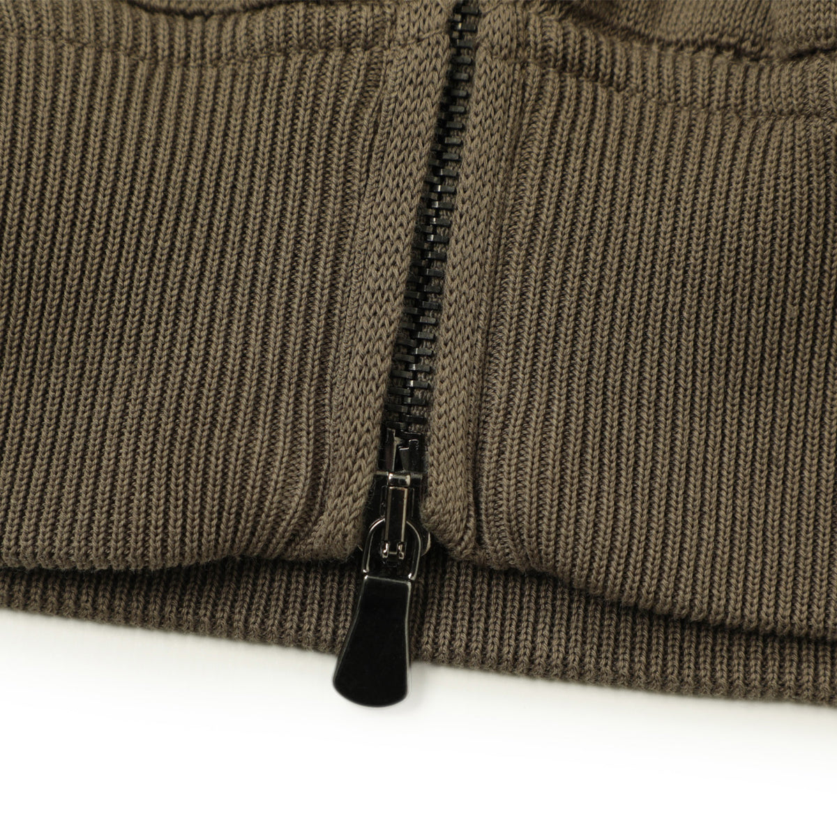フィリッポ デ ローレンティス / コットン ボンバー ニットジャケット / CrepeCotton / 5110-BZ1ML2AT11 / カーキ