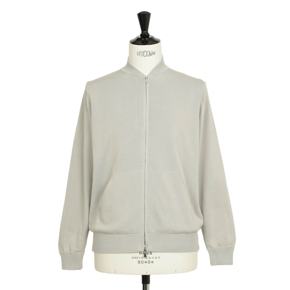 フィリッポ デ ローレンティス / コットン ボンバー ニットジャケット / CrepeCotton / 5110-BZ1ML2AT11 / ライトグレー
