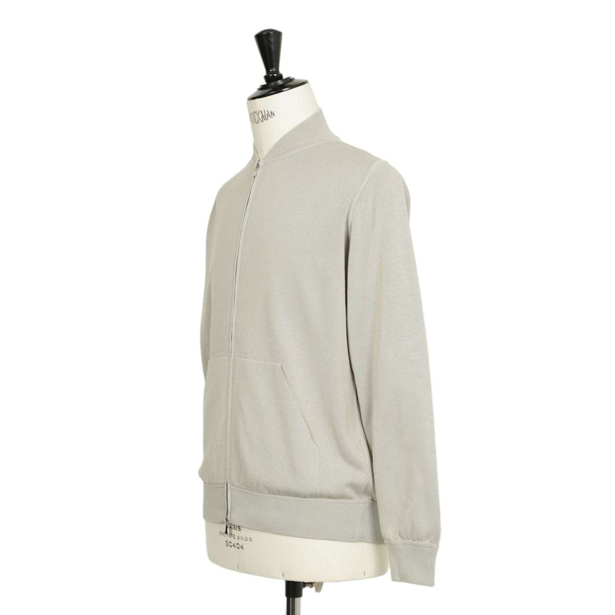 フィリッポ デ ローレンティス / コットン ボンバー ニットジャケット / CrepeCotton / 5110-BZ1ML2AT11 / ライトグレー