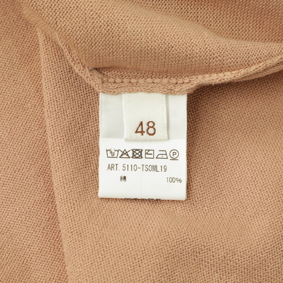 フィリッポ デ ローレンティス / コットン クルーネックニット / TS0ML CR14R 5110-TS0ML19 / 0300 サーモンピンク
