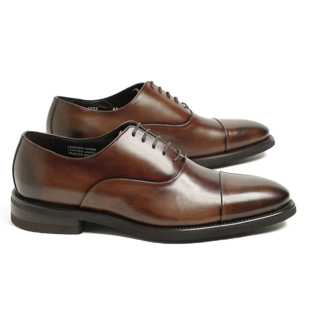 Calzoleria Toscana カルツォレリア トスカーナ ストレートチップ キャップトゥ 内羽根 レザー EXTRA LIGHT 4214-TINO ブラウン