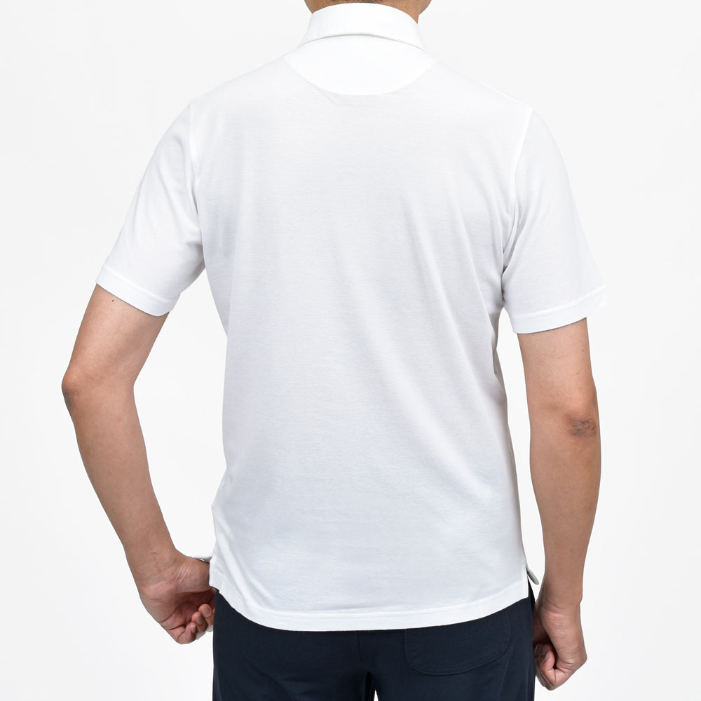 ZANONE(ザノーネ) ガーメントダイオーガニックコットン鹿の子S/Sポロ POLO MC/SLIM FIT/815139/ZM325/34416