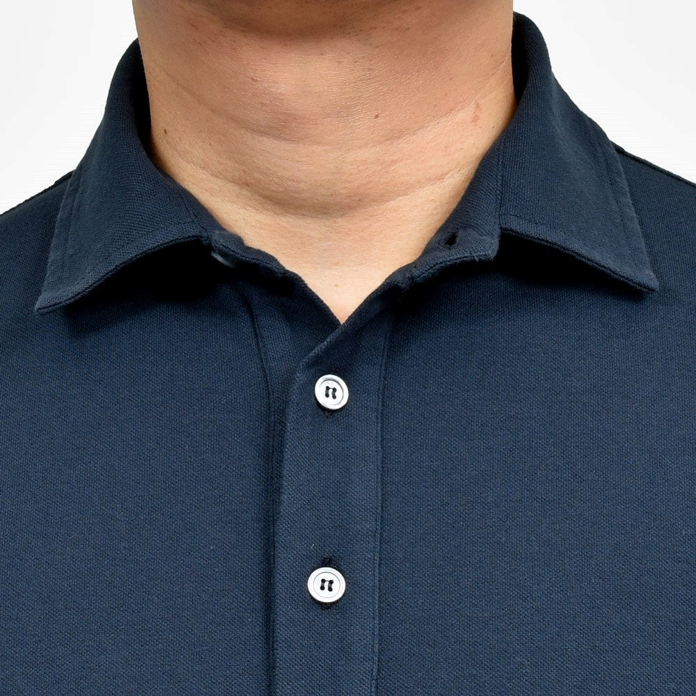 ZANONE(ザノーネ) ガーメントダイオーガニックコットン鹿の子S/Sポロ POLO MC/SLIM FIT/815139/ZM325/34416