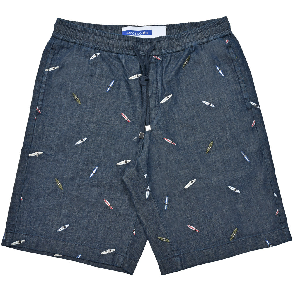 JACOB COHEN(ヤコブコーエン) Sports Collection GREGORYグレゴリー コットンストレッチリラックスフィットデニムショーツ 226-31563