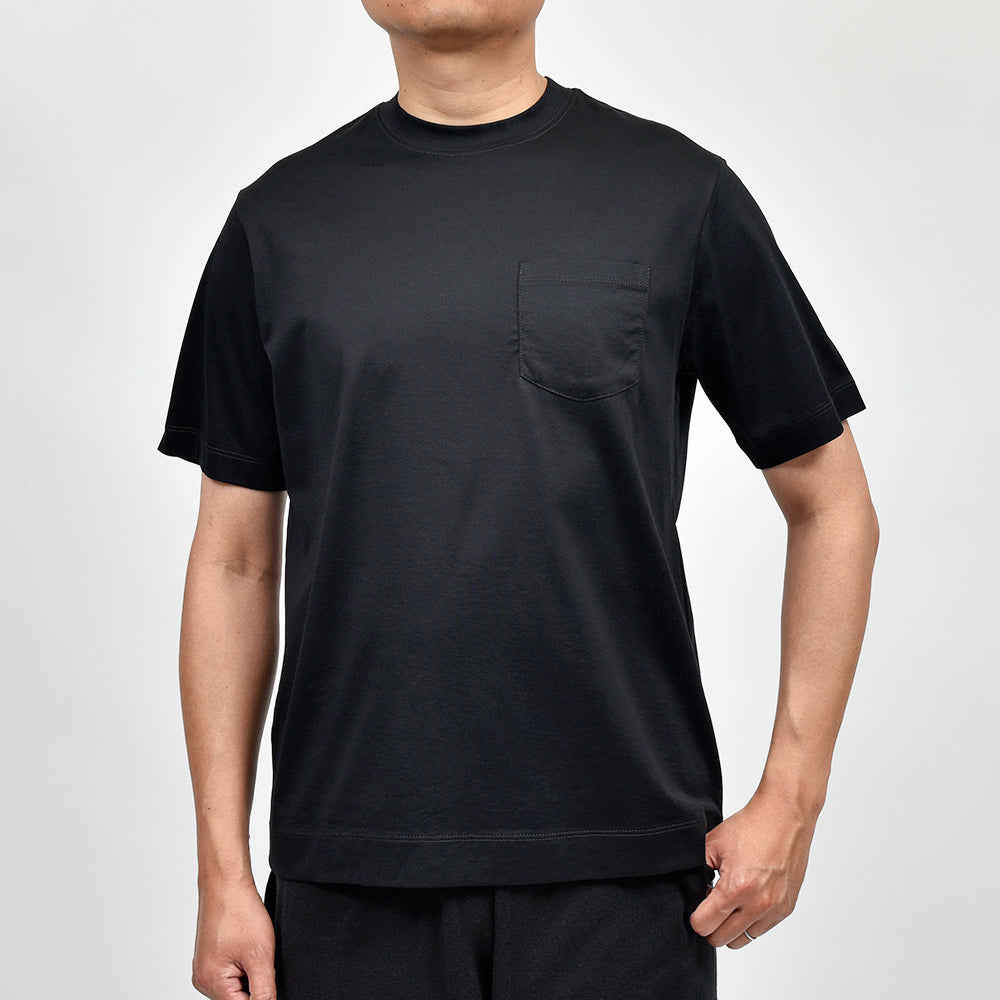 CIRCOLO 1901 チルコロ 1901 コットン ジャージー ポケT クルーネック カットソー
