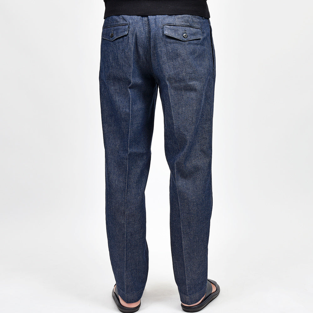 PT TORINO DENIM ピーティートリノデニム コットン ウォッシュド 1プリーツ デニムチノパンツ METAL/CHINO FIT/OA5220