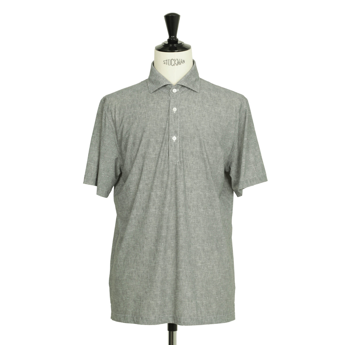 オリアン / ポロシャツ 半袖 セミワイドカラー / ナイロン ストレッチ / MPOLOI UT34 / Functional Garment / BR / メランジグレー