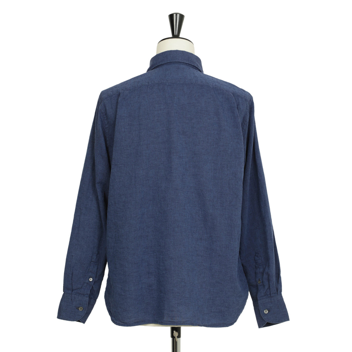 オリアン / ヴィンテージ / カプリシャツ 長袖 ワイドカラー / リネンコットン 製品洗い / SLIM FIT / KH30F / BLUE / ブルー