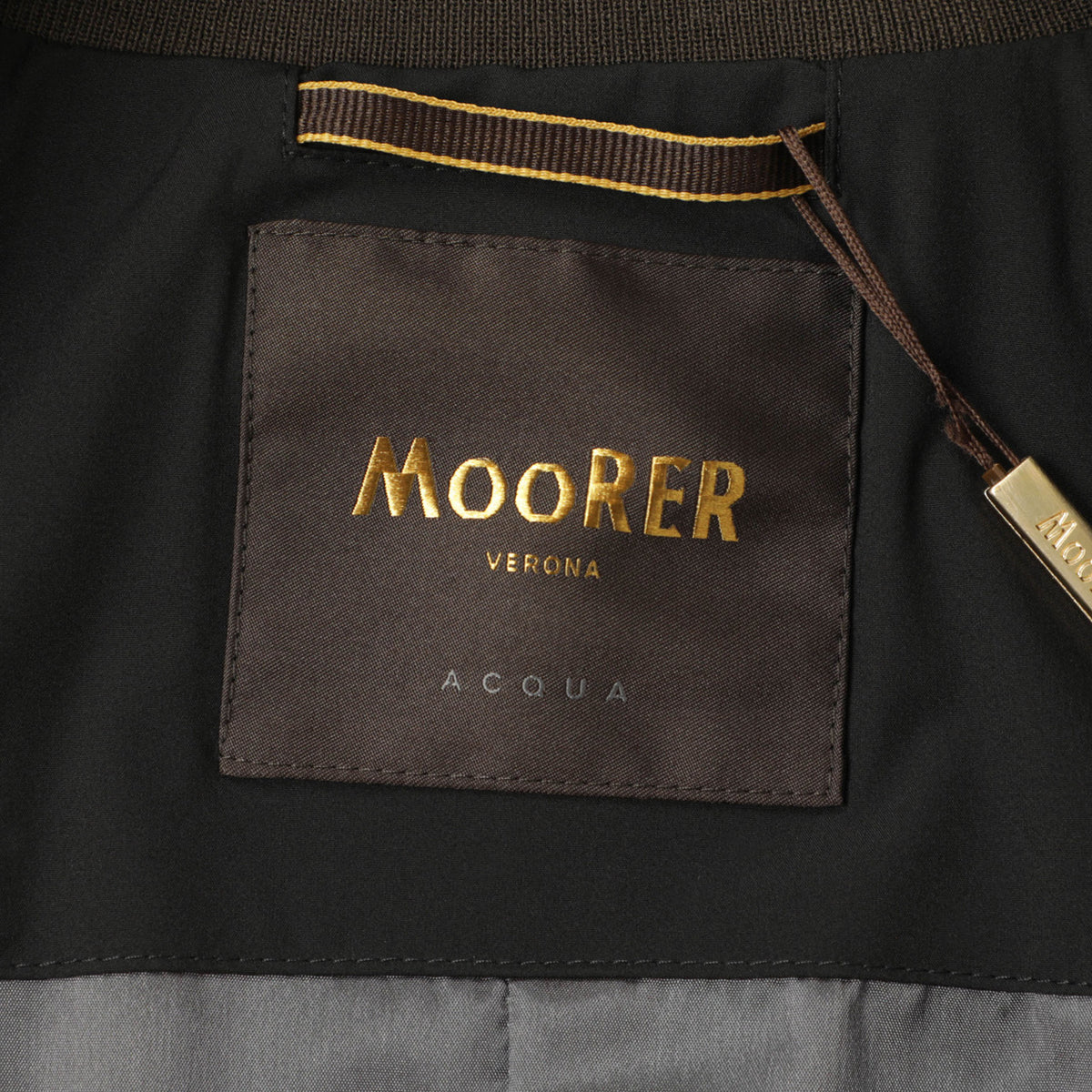 ムーレー / ナイロン ストレッチ 撥水 ダブルジップ ショート丈 バルスター ブルゾン / CARLOS-WK / ブラック