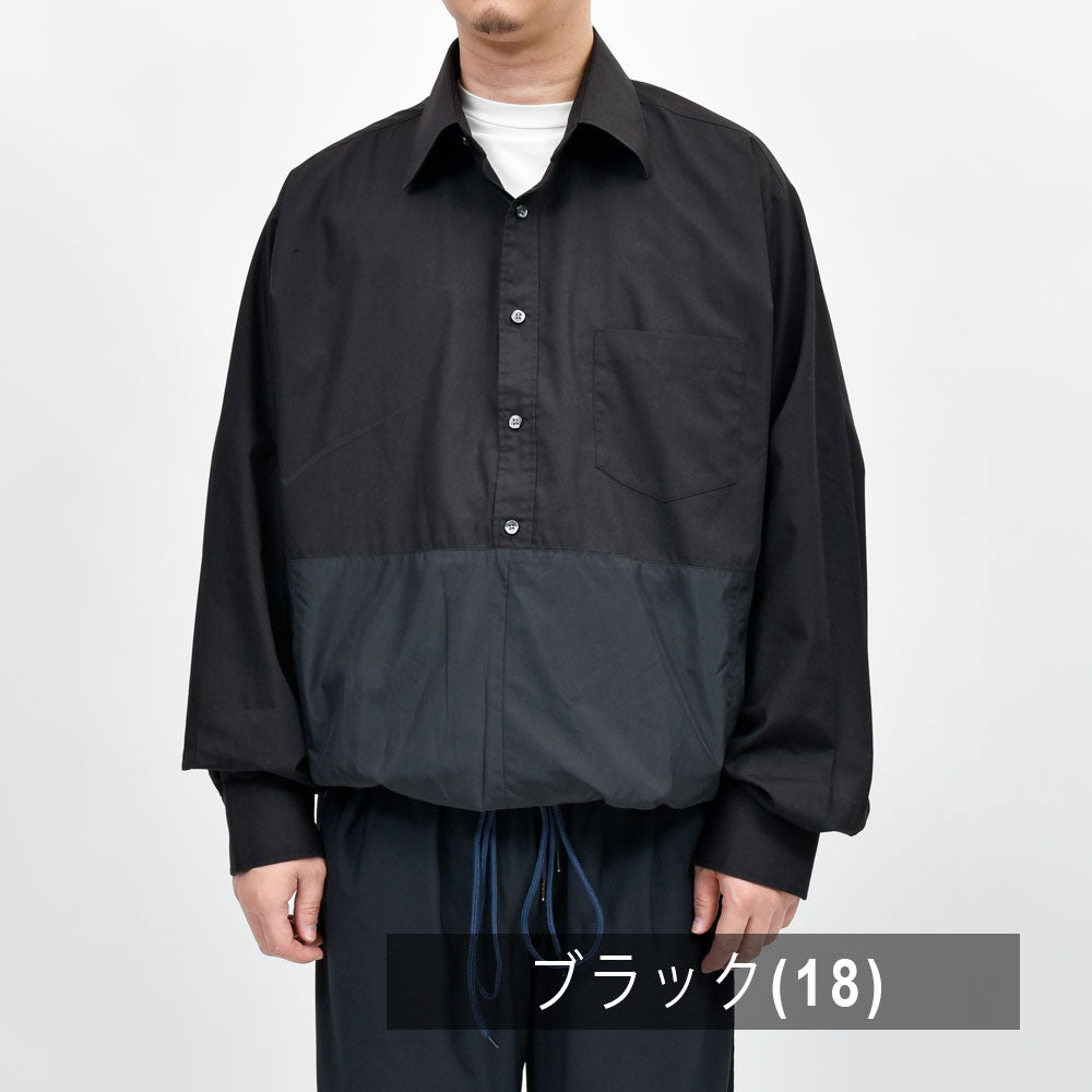 BUZIGAHILL(ブジガヒル) コットンポリトラックプルオーバーシャツ 5002