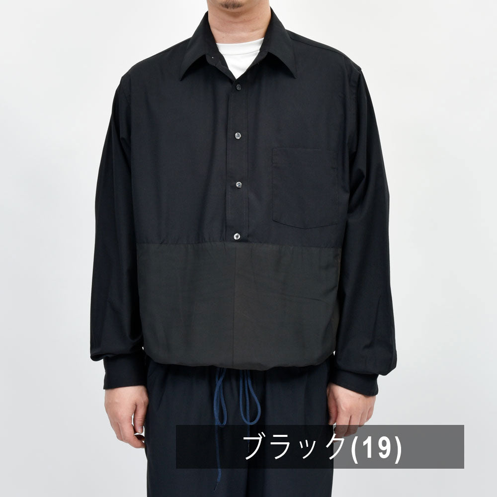 BUZIGAHILL(ブジガヒル) コットンポリトラックプルオーバーシャツ 5002