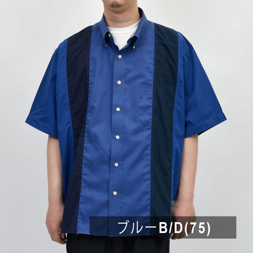BUZIGAHILL(ブジガヒル) コットンパッチワークS/Sシャツ 5003