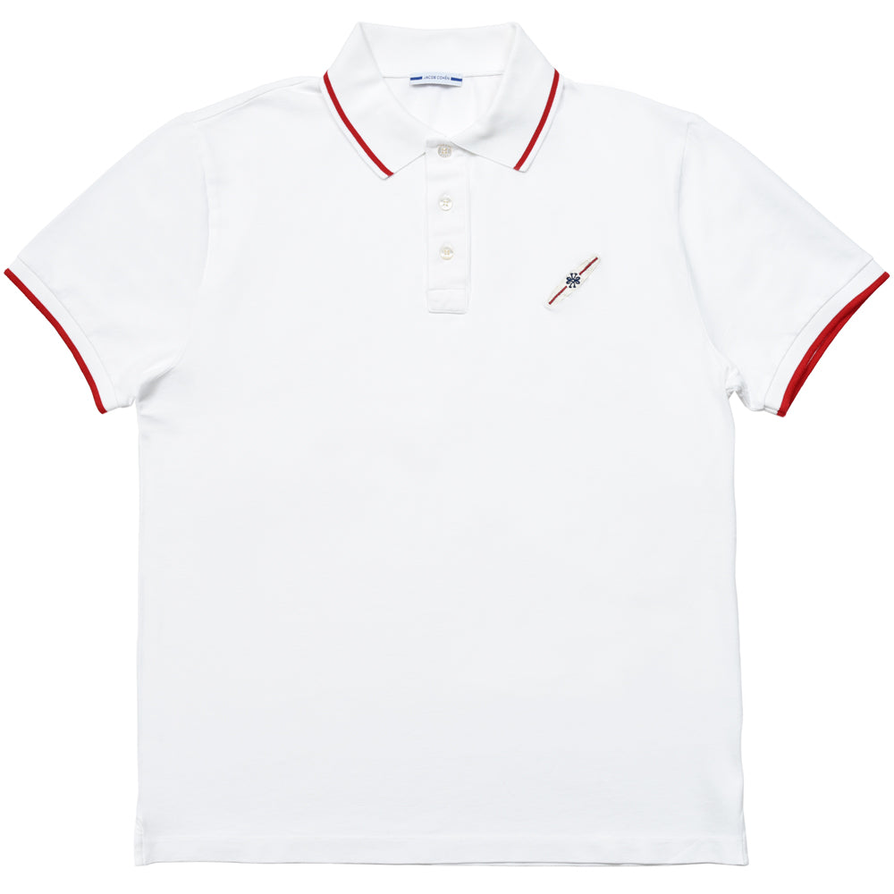 JACOB COHEN(ヤコブコーエン) Sports Collection コットン鹿の子S/Sポロ 226-34410
