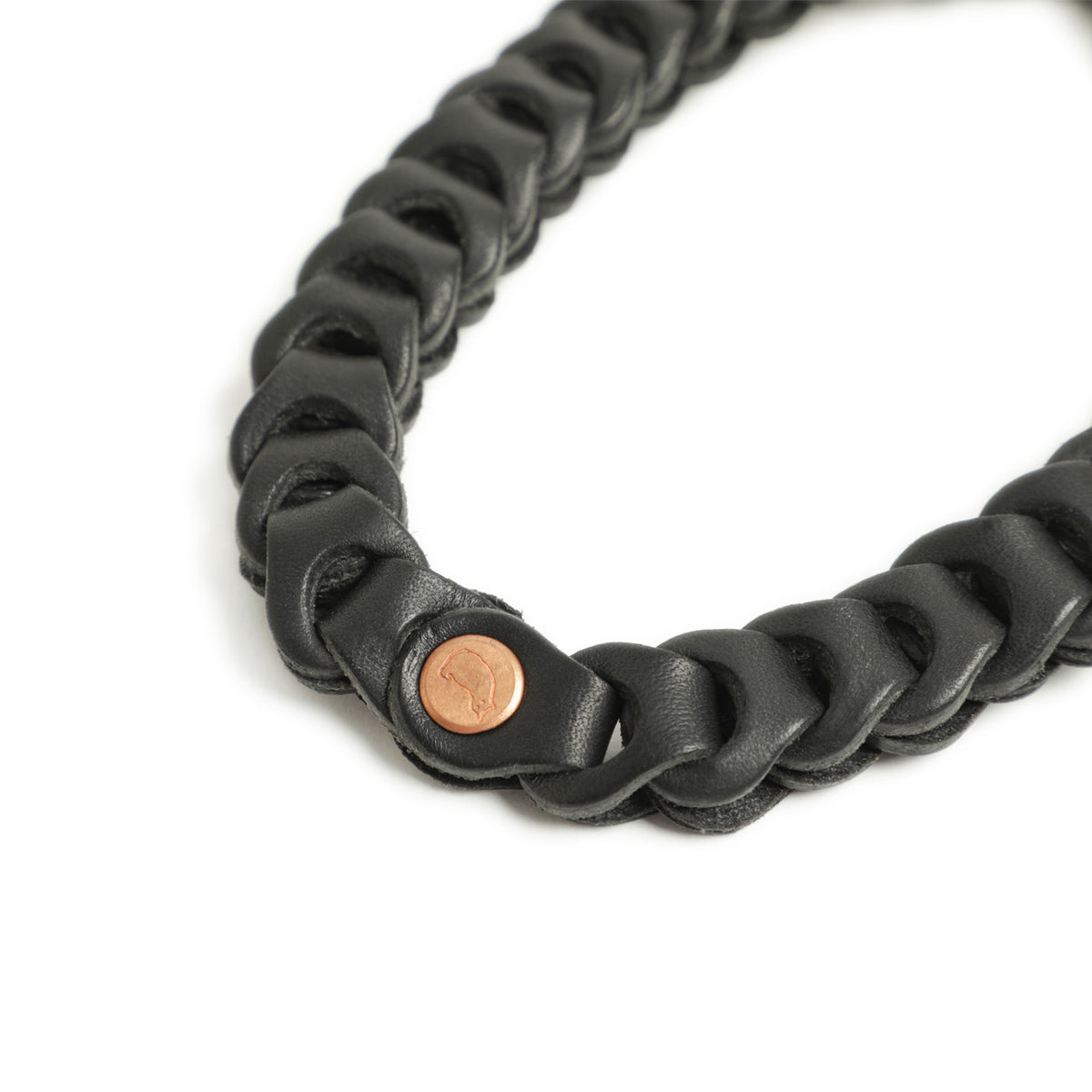 il micio イルミーチョ ストラップ マルチストラップ メッシュ レザー 牛革 バケッタ VACCHETTA BOHO B-84 NERO ブラック